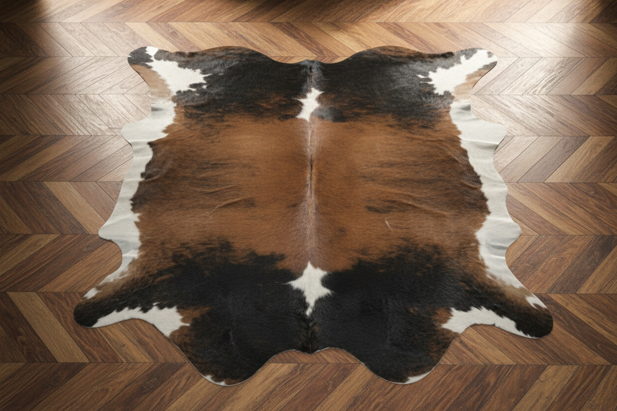 Tricolor Cowhide